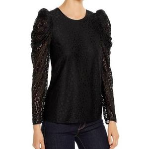 Kate Spade Flora Leopard Lace Blouse